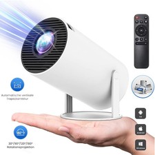 5G Projektor Heimkino WIFI Beamer 1080P Mini Auto-Fokus für Schlafzimmer