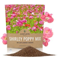 Mixed Color Shirley Poppy Seeds - 200,000 Non-GMO Open Pollinated Seeds