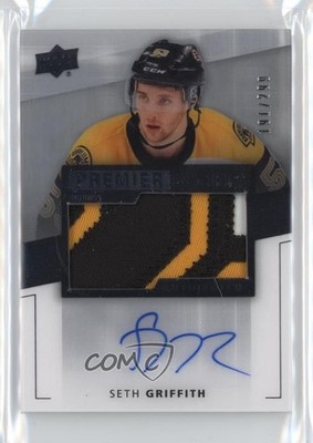 2014 Premier Acetate Rookie Auto-Patch /299 Seth Griffith #106 Patch Auto 03hd