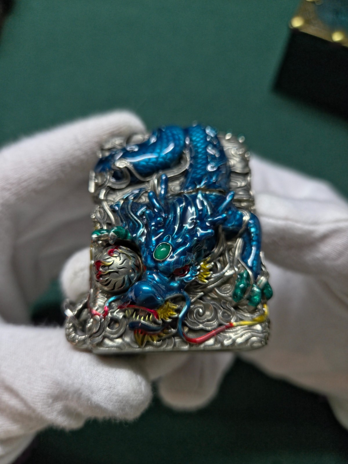 Case - Yin-yang / Auspicious Enamel Art