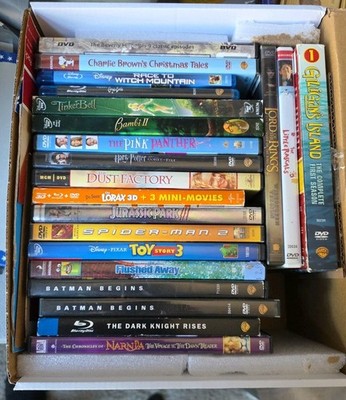 Lot of 21 DVDs with A Couple Being Bluerays Tested and Working