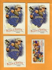 Gerardo Parra lot of 4 - 2016 A & G Baseball - UNLIMITED SHIPPING FOR $4.00