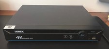 Lorex 4K 8ch NVR 1HDD 8PoE Model LNR6108X-N 2TB Network Video Recoder - untested