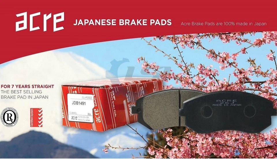 Rear Disc Rotors and Brake Pad Set for Mitsubishi V3000 3.0L 03/1994-09/1996 ABS - Image 2 of 2