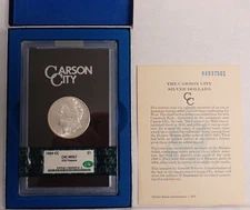 1884-CC Morgan Dollar CACG CAC MS61 GSA Treasure Hoard "UNLABELED VAM 5 CC/CC"