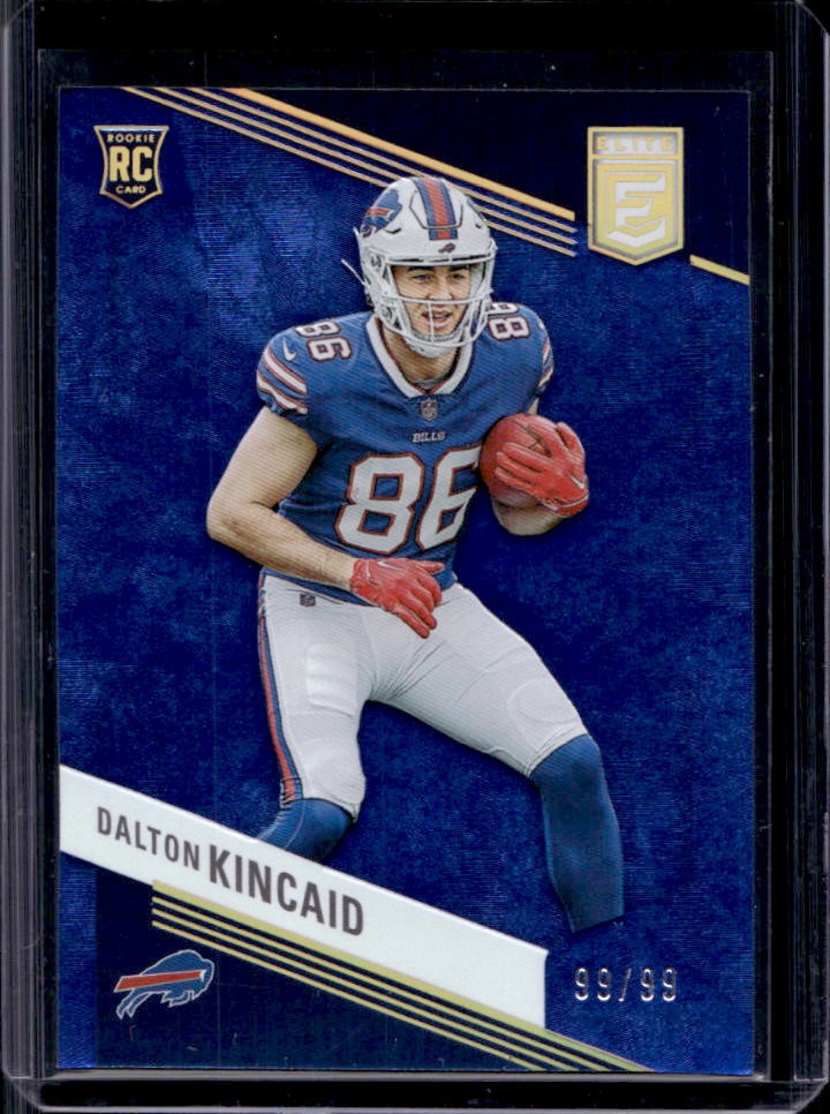 2023 Donruss Elite Dalton Kincaid RC Blue Rookie #99/99 Bills