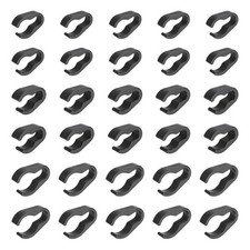 10Set Mic Cable Clips Microphone Tie Clip Clamp Mic Cable Clips 15mm 20mm 25mm