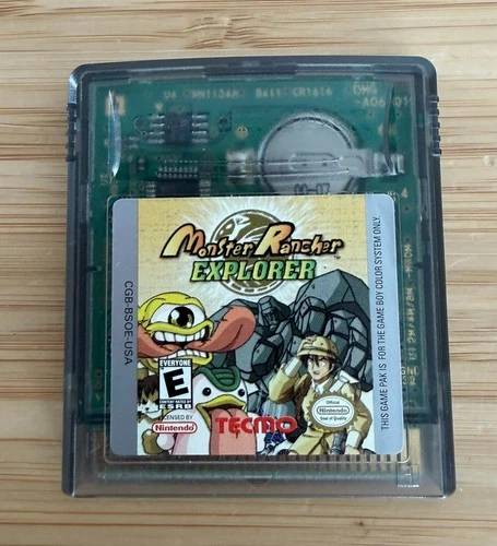 Monster Rancher Explorer Nintendo Game Boy Color Cartridge *TESTED* CLEAN! GBC