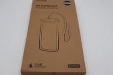 Lamicall Waterproof Phone Pouch Case - 2 Pack Easy Lock  Heavy Duty 