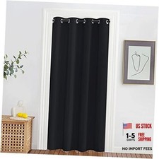 out Curtain 78 inches Long - Thermal Insulated 52"W x 78"L Pack of 1 Black