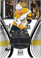 2025/26 Upper Deck SPx Finite Silver Matthew Wood RC /399