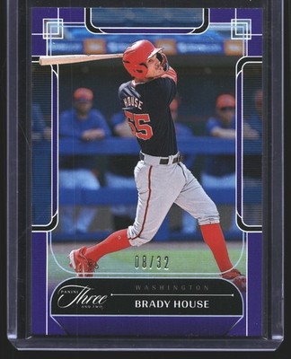 Brady House 2024 Panini Three and Two Full Count Washington Nationals #/32
