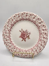 Johnson Brothers Bread Plate Rose Bouquet 6.25" dinnerware England crazing