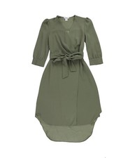 bar III Womens Belted Wrap Dress