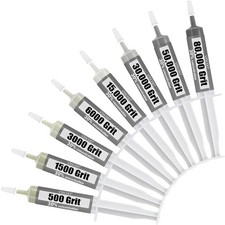 8 Pack Diamond Polishing Compound,Diamond Polishing Paste 80000 to 500 Grit with