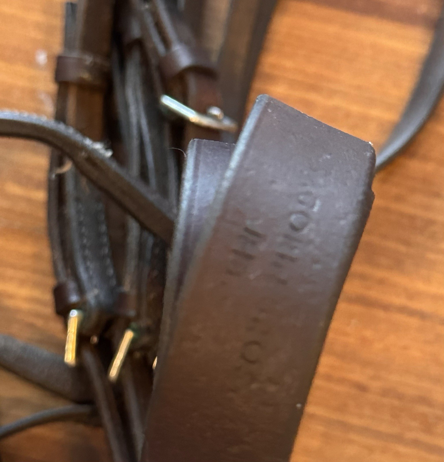 SAGORIN BROTHERS Bespoke English Weymouth Hunt Bridle VINTAGE Rare Cob Size