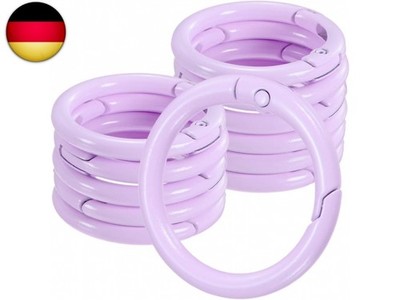 M METERXITY 12er-Pack Metall-Feder-O-Ringe, 1'' Zinklegierung