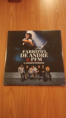 LP FABRICZIO DE ANDRE' & PFM DAS WIEDERGEFUNDENE KONZERT 194397341614 VERSIEGELT BLUE