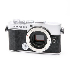 Olympus PEN E-P7 Silver Mirrorless Camera Body -MINT- 206