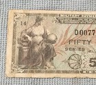 USA 50c ~Military Payment Certificates ~ SERIES 481 ~ Special Series Number — photo 2
