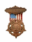 Antique GAR Civil War Veterans F.C.L  Fraternity Charity Loyalty Medal Pin L250