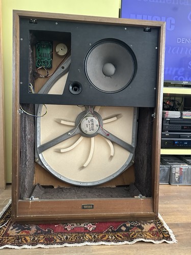 meticulous pair or extremely rare YAMAHA NS-30's (1967) Natural Sound Speakers