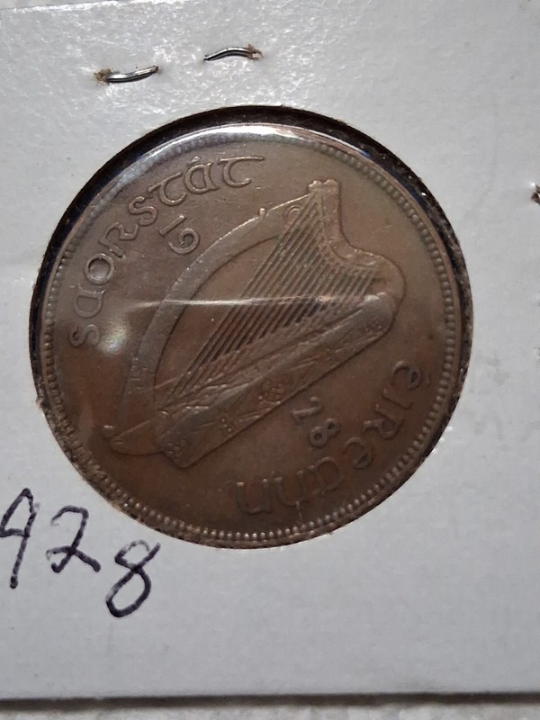 1928 Ireland 1d Irish Penny In AU Condition In My Opinion. #510