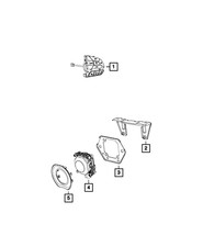 Genuine Mopar Adaptive Speed Control Module Sensor 04672626AD