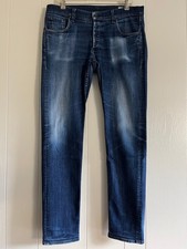 Rag & Bone Fit 2 Jeans USA Made Indigo Tonal Rinse Cool Pocket Fades W34" x L33"