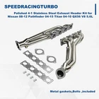 4-1 Exhaust Header Kit for Nissan 08-12 Pathfinder 04-15 Titan 04-10 QX56 V8 5.6
