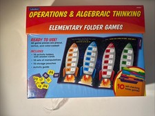 Lakeshore Math Folder Games Grades 2-3 Operations  Algebraic Thinking New