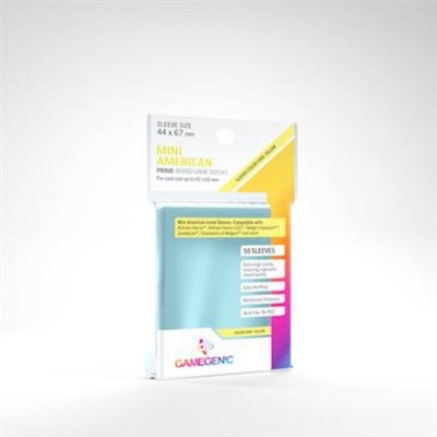 Gamegenic Prime Sleeves: Mini-American (44 x 67 mm) Brand New
