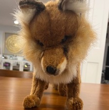 Hansa Fox Plush Stuffed Animal Medium Synthetic Fiber 2010 3 Years 14-24 in