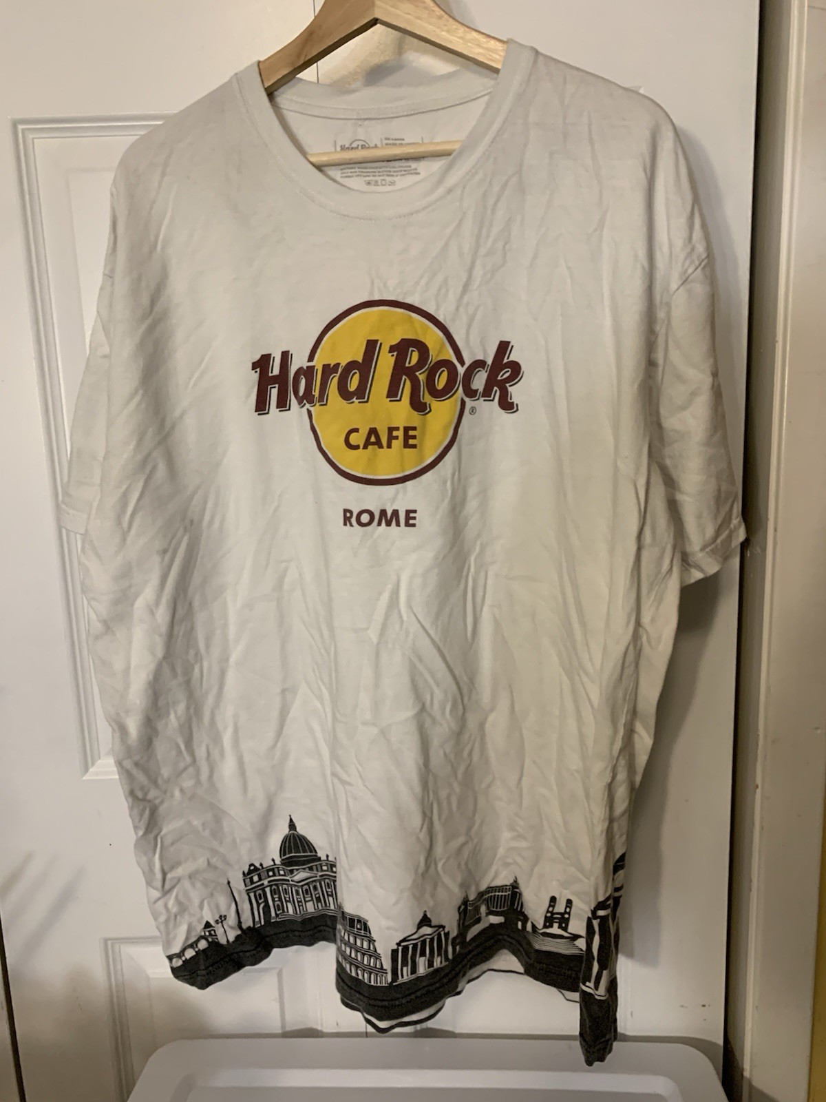 Vintage HARD ROCK CAFE Mens Sz XXL ROME T-shirt Rare image 4