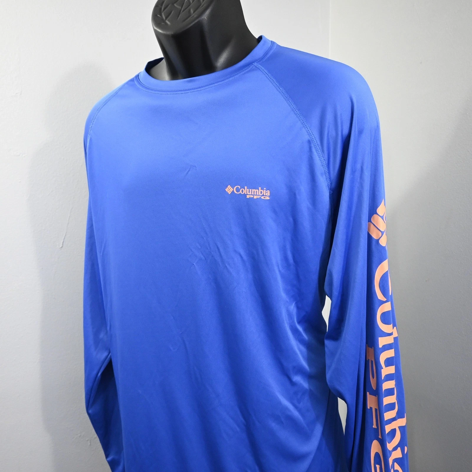 Columbia UV Fishing Shirt Mens XL Regular Blue Long Sleeve Logo Omni-Shade
Opens in a new window or