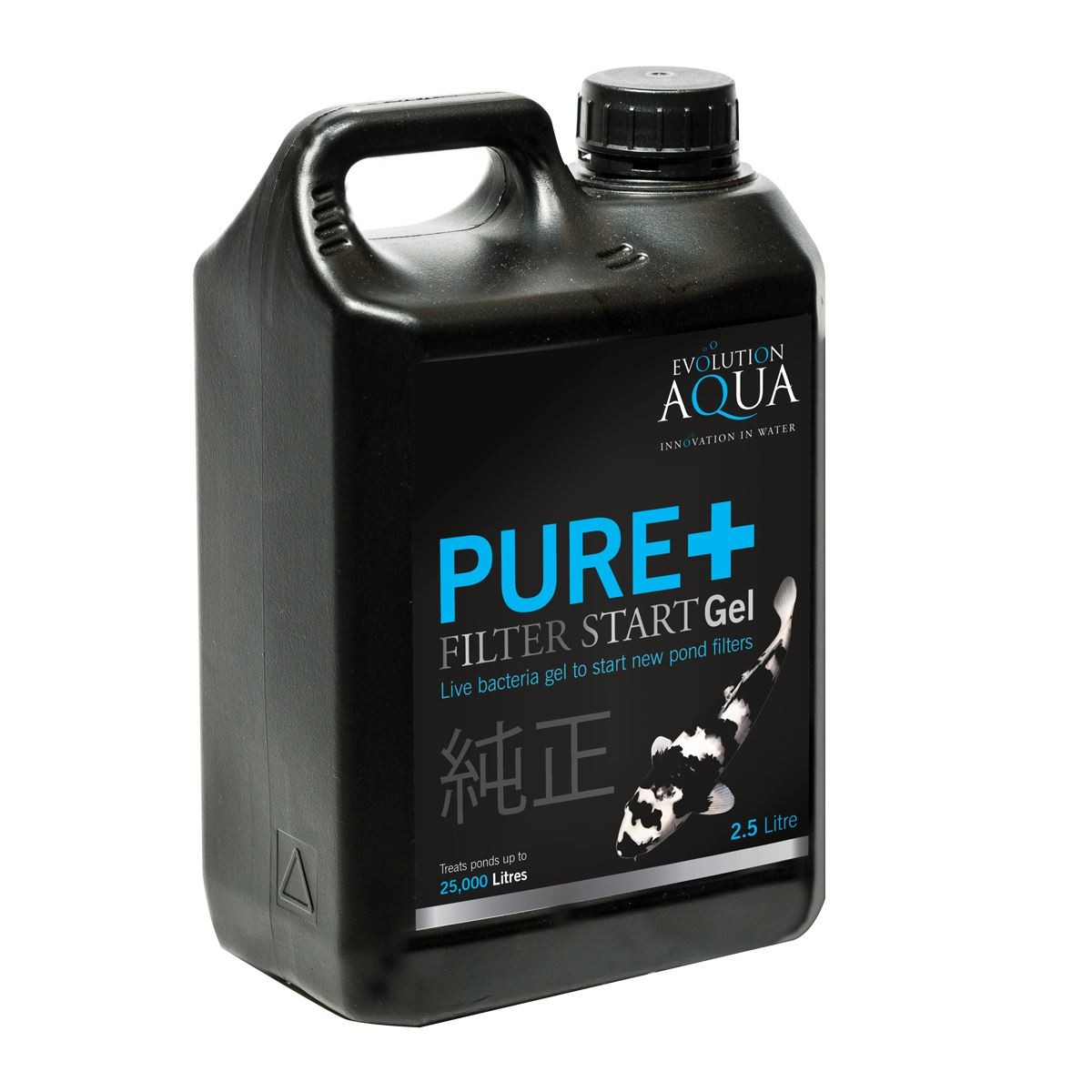 Evolution Aqua Pure+ 2.5L Filter Start Gel Live Bacteria New Pond Filtration