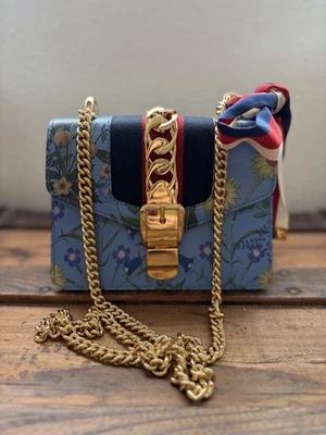 Gucci Blue Floral Bags & Handbags for Women for sale | eBay
