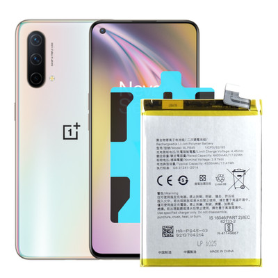 Tradebit Akku für OnePlus Nord CE 5G BLP845 4500mAh + Montageband Handy Akku