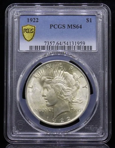 1922 Peace Dollar PCGS MS64