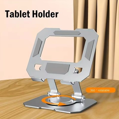 Verstellbarer Aluminium Ständer für Laptop Tablet Faltbarer Halter mit Anti-Rutsch-Pads