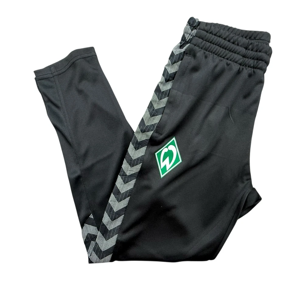Werder Bremen Hose Gr. 152 / 164 Kinder Sporthose Training schwarz Neu - Bild 2 von 2