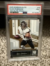 2025 Panini Donruss Elite - 2007 Elite Bijan Robinson #45 Gold /10