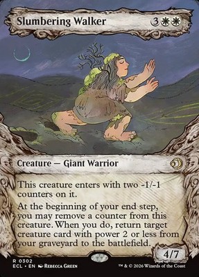 MTG Magic the Gathering Slumbering Walker (302/439) Lorwyn Eclipsed LP