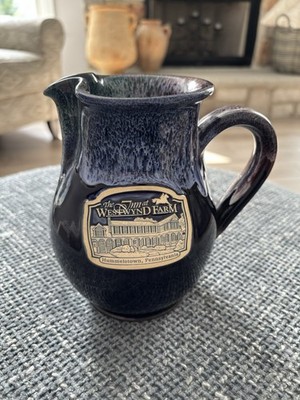 The Inn At Hummelstown PA Westwynd Farm Deneen Pottery Pitcher  6.25'' tall