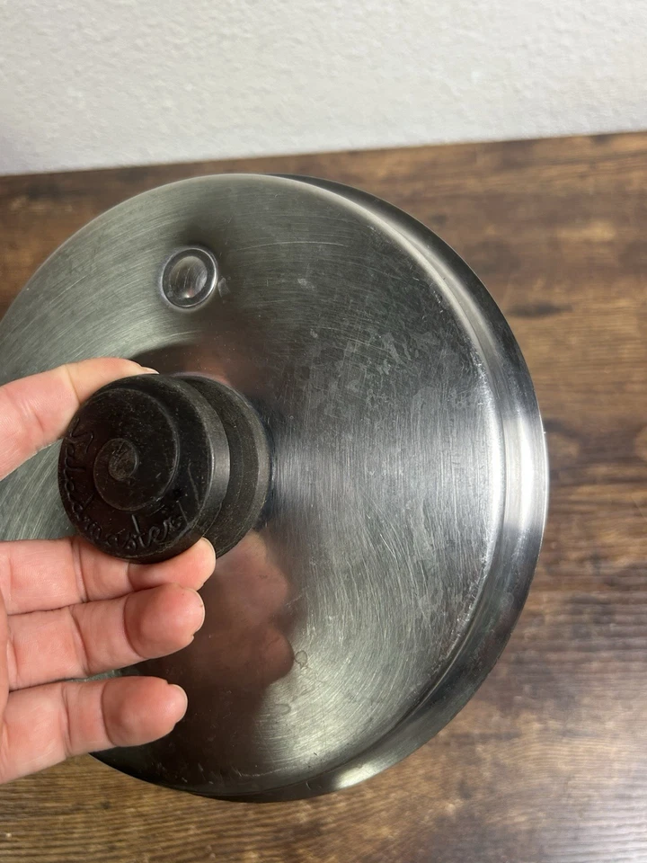 "Tapa de repuesto de vapor Saladmaster Vapo de colección tapa ventilada maestra ensalada de 7""" Foto 3 de 4