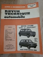 Revue technique Innocenti MINI