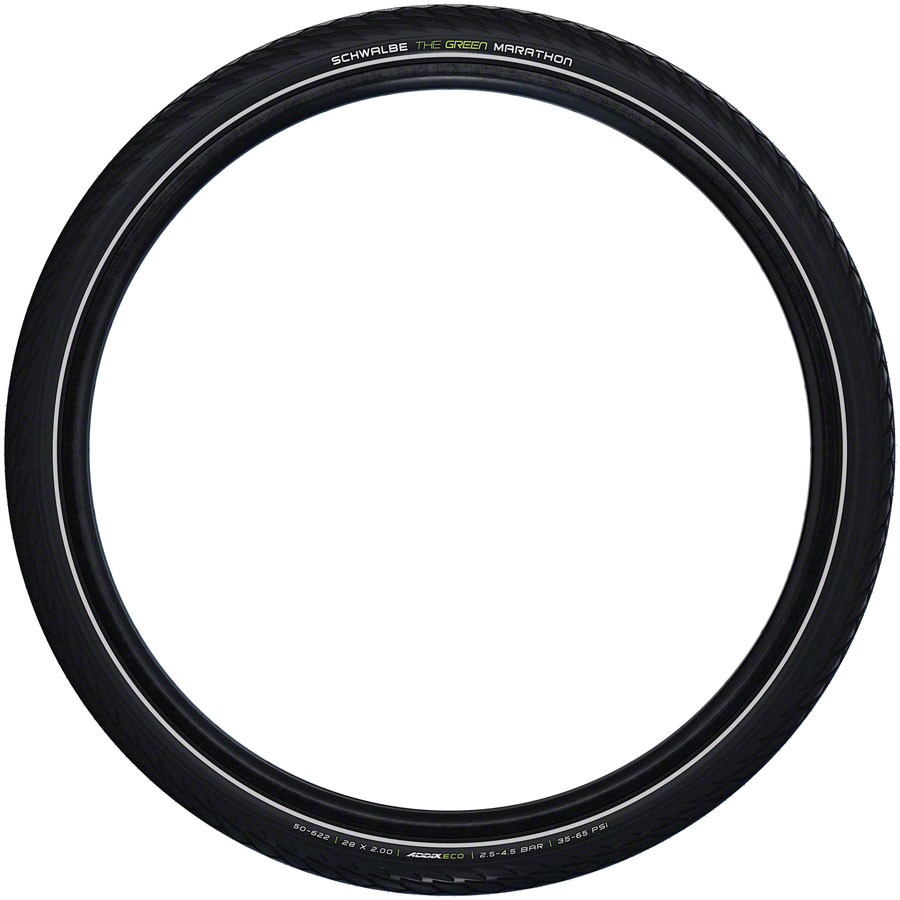 Schwalbe Green Marathon 27x1-1/4 Eco-Friendly Touring & E-Bike Tire with