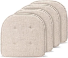 Dining Room Chair Cushions Set of 4 for Dining Kitchen Chairs Pads Seat Cushions