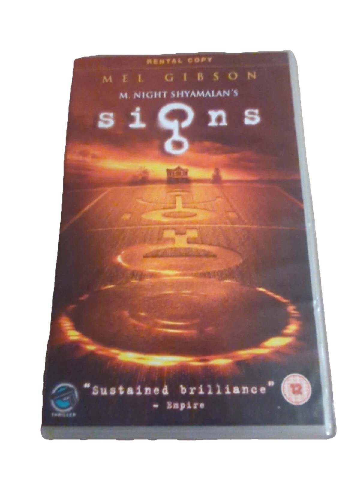 Signs Mel Gibson M Night Shyamalans Ex Rental Big Box PAL VHS Video Tape