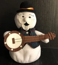 Vtg Rudolph Island Misfit Toys Sam Snowman Plush Doll CVS 1998 Stuffins Banjo